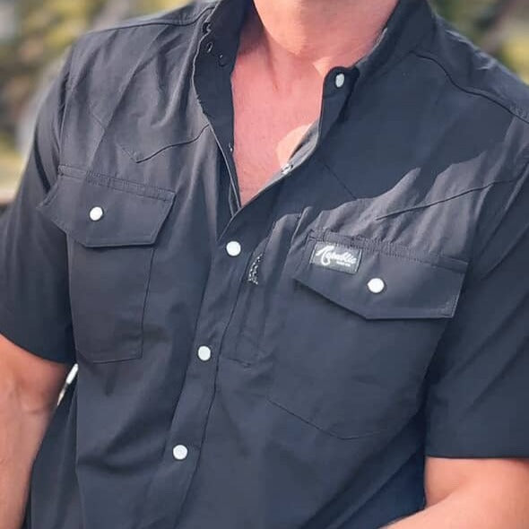 Black Performance Shirt - Short Sleeve