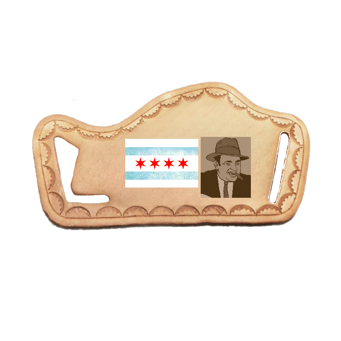 Low Profile Holster - Custom Hand-Tooled & Color