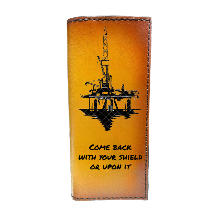 Leather Tally Book - Custom Handmade