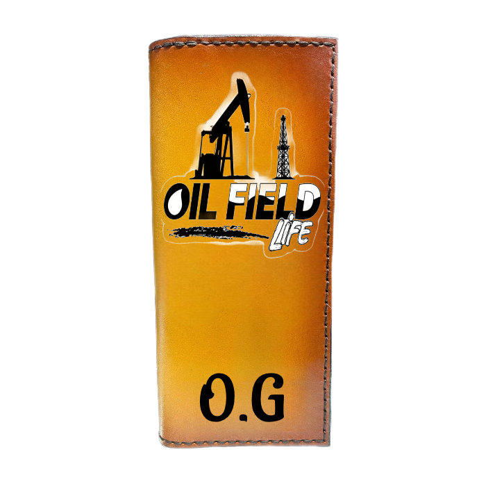 Leather Tally Book - Custom Handmade