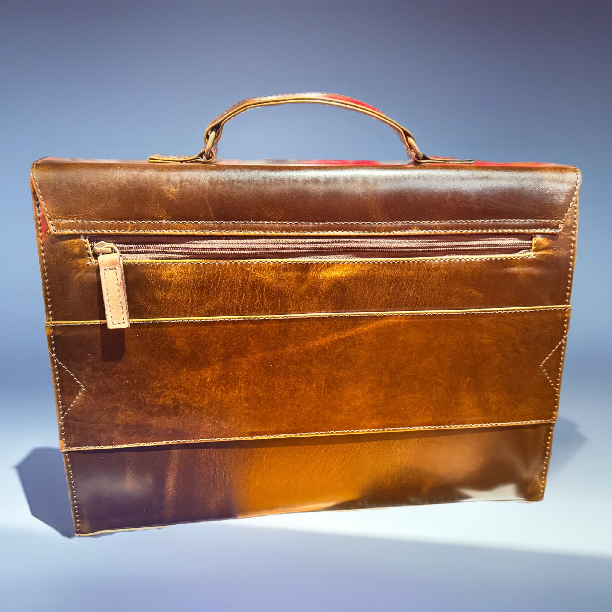 Texas Executive Briefcase - Nicotine