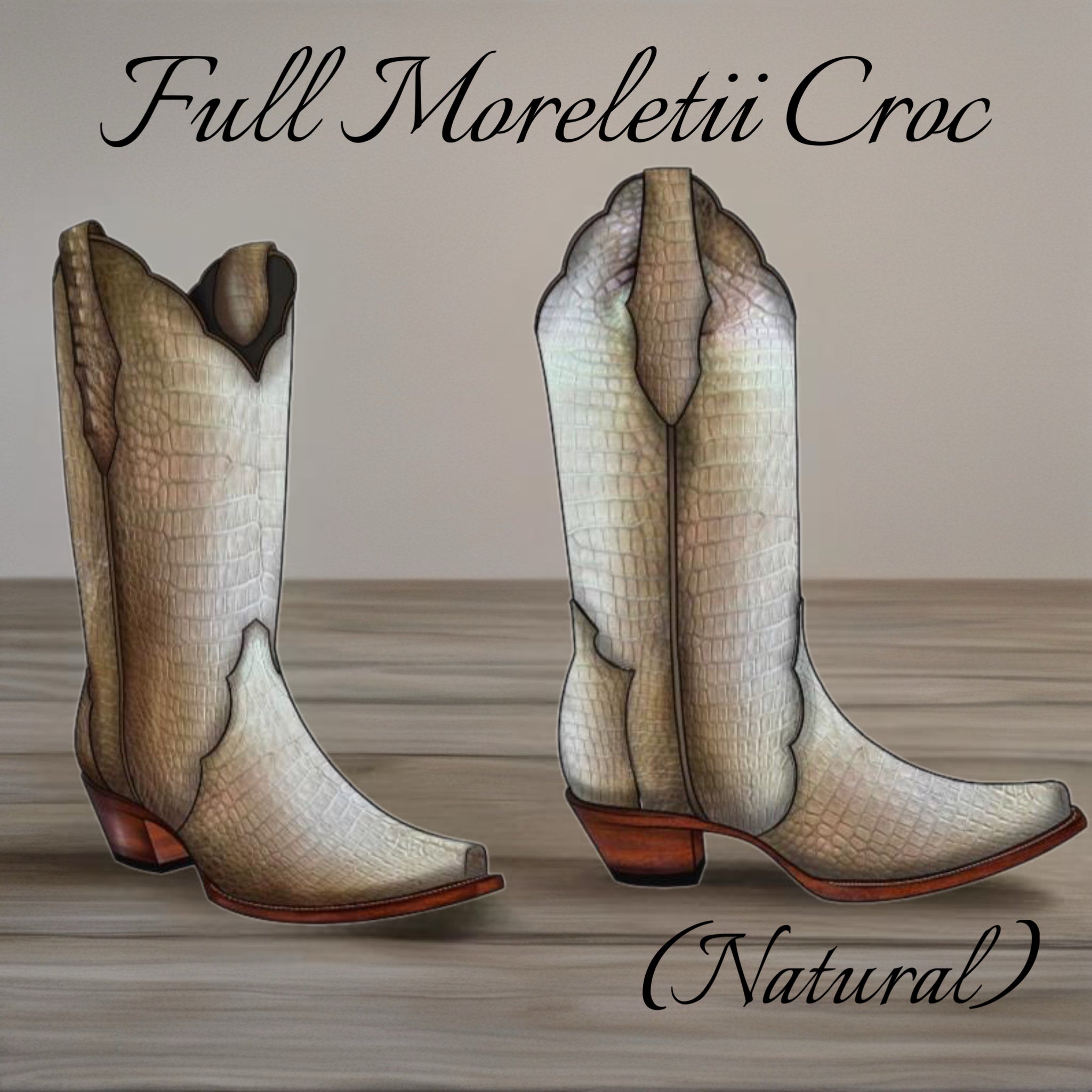 Full Moreletii Croc (Made to Order)