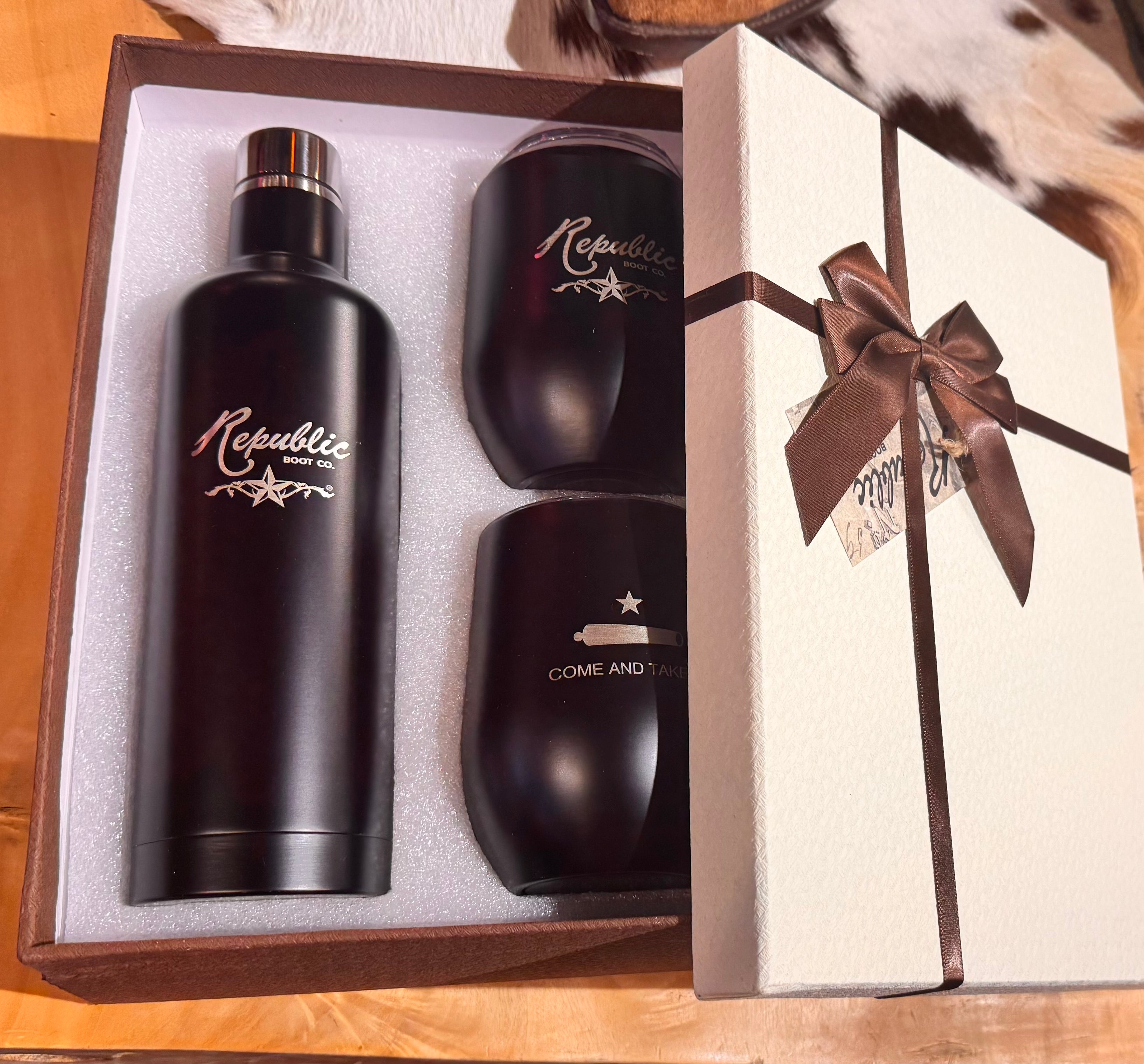 Gift Set - Whiskey/Wine Travel - 3 Piece