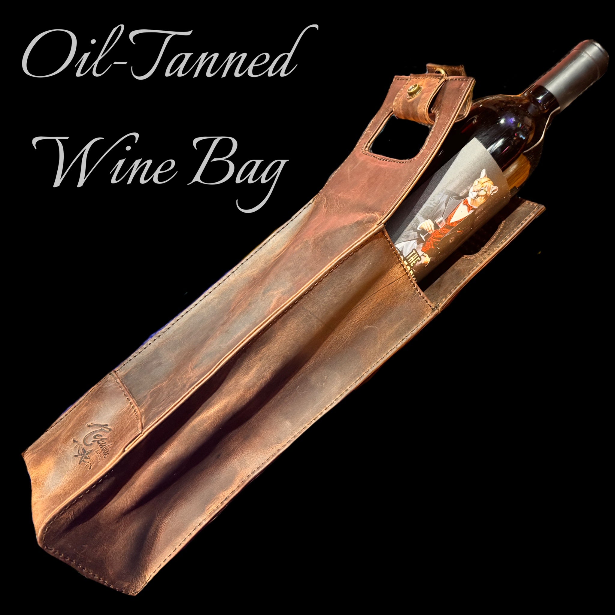 Wine Bag - Oil Tanned