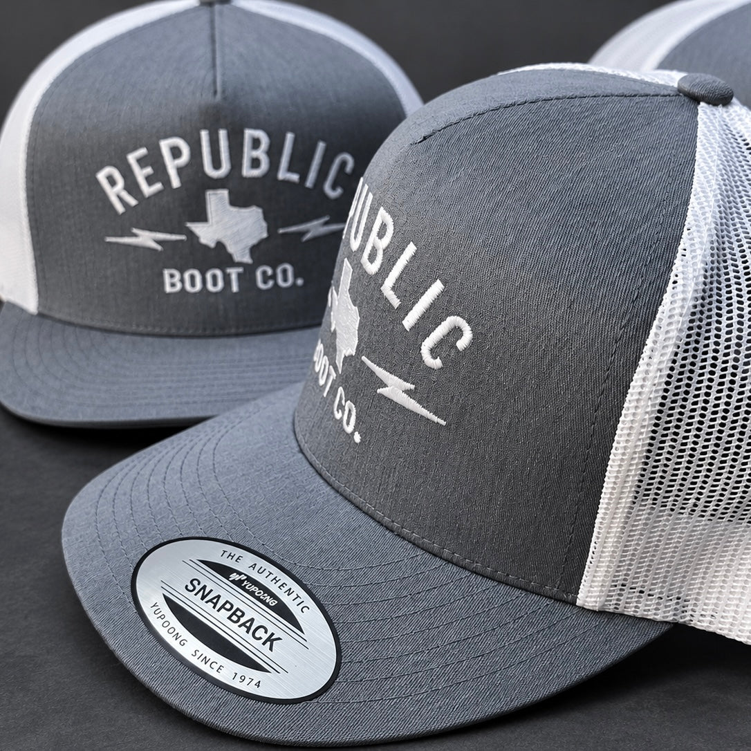 Republic Alt 2 Gray Logo Hat