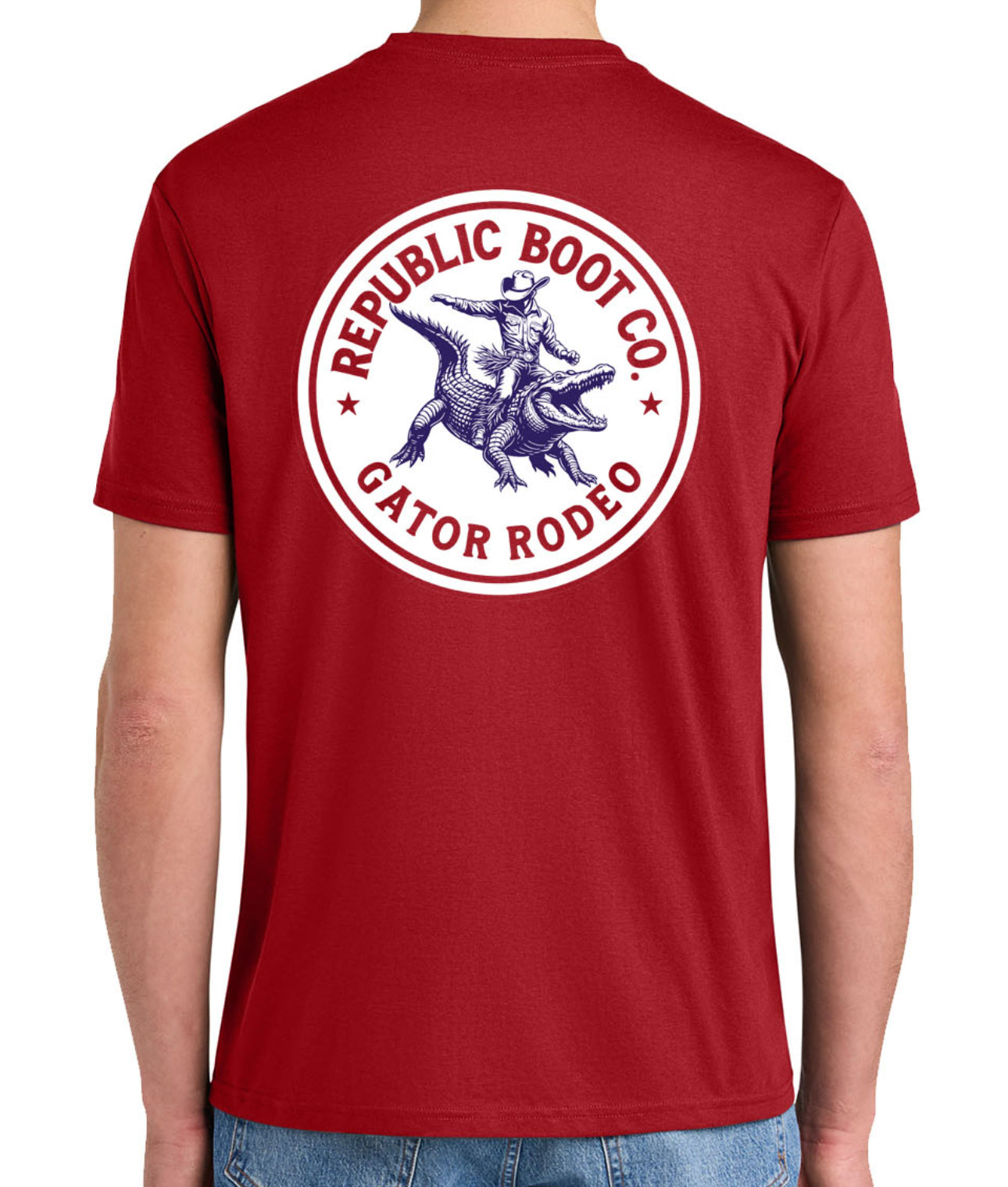 Gator Rodeo - Red Tri-Blend