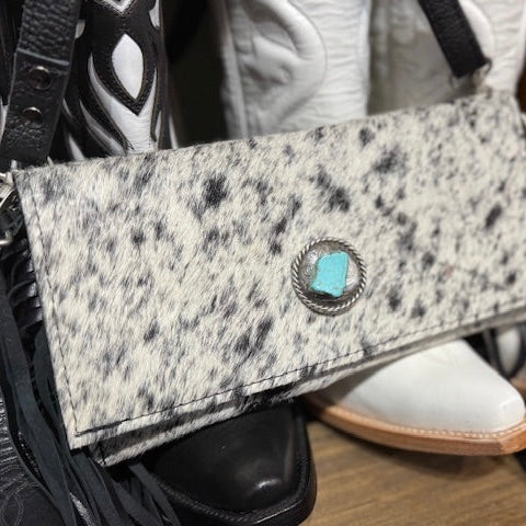 Black Speckled Hair on Cow