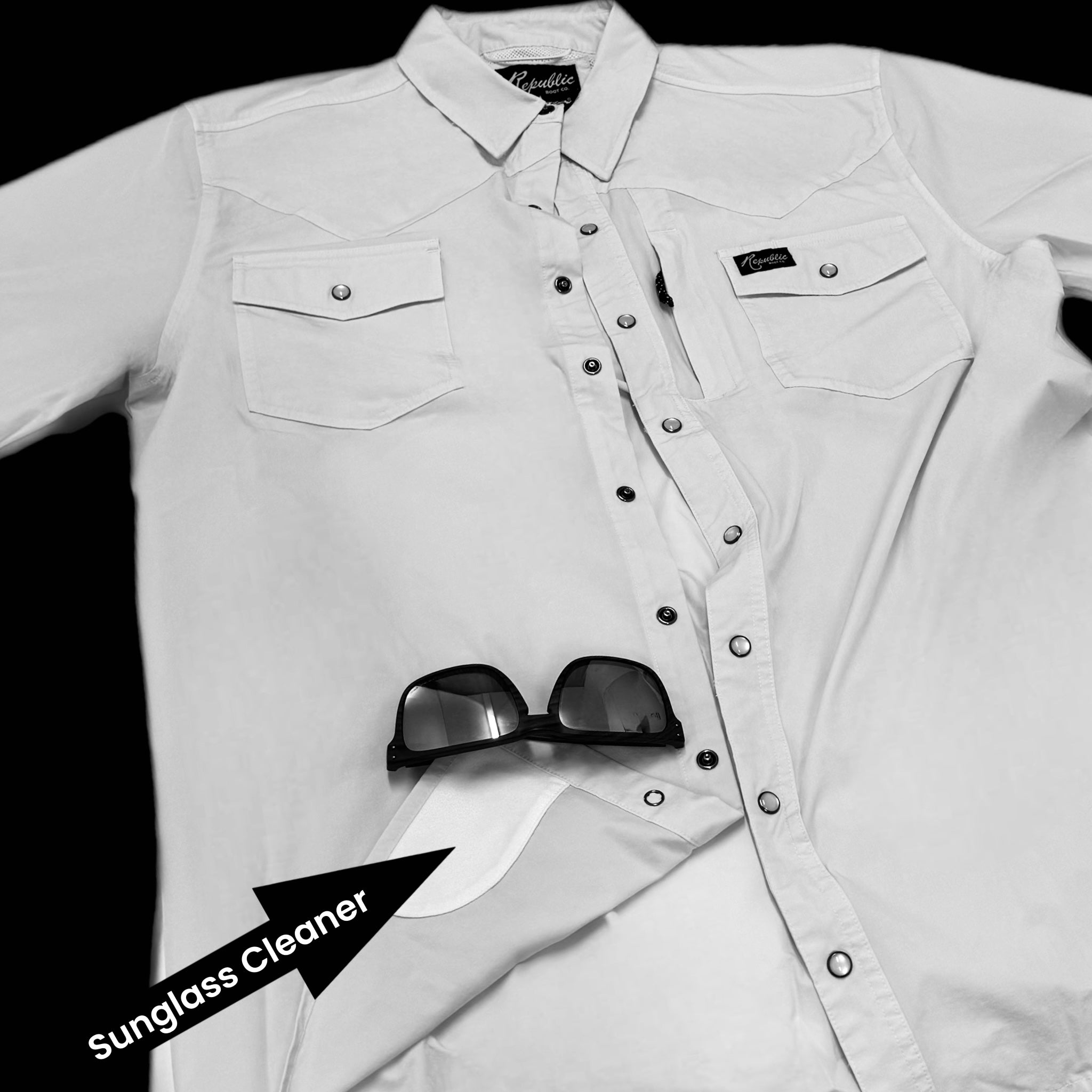 White Performance Shirt - Short Sleeve