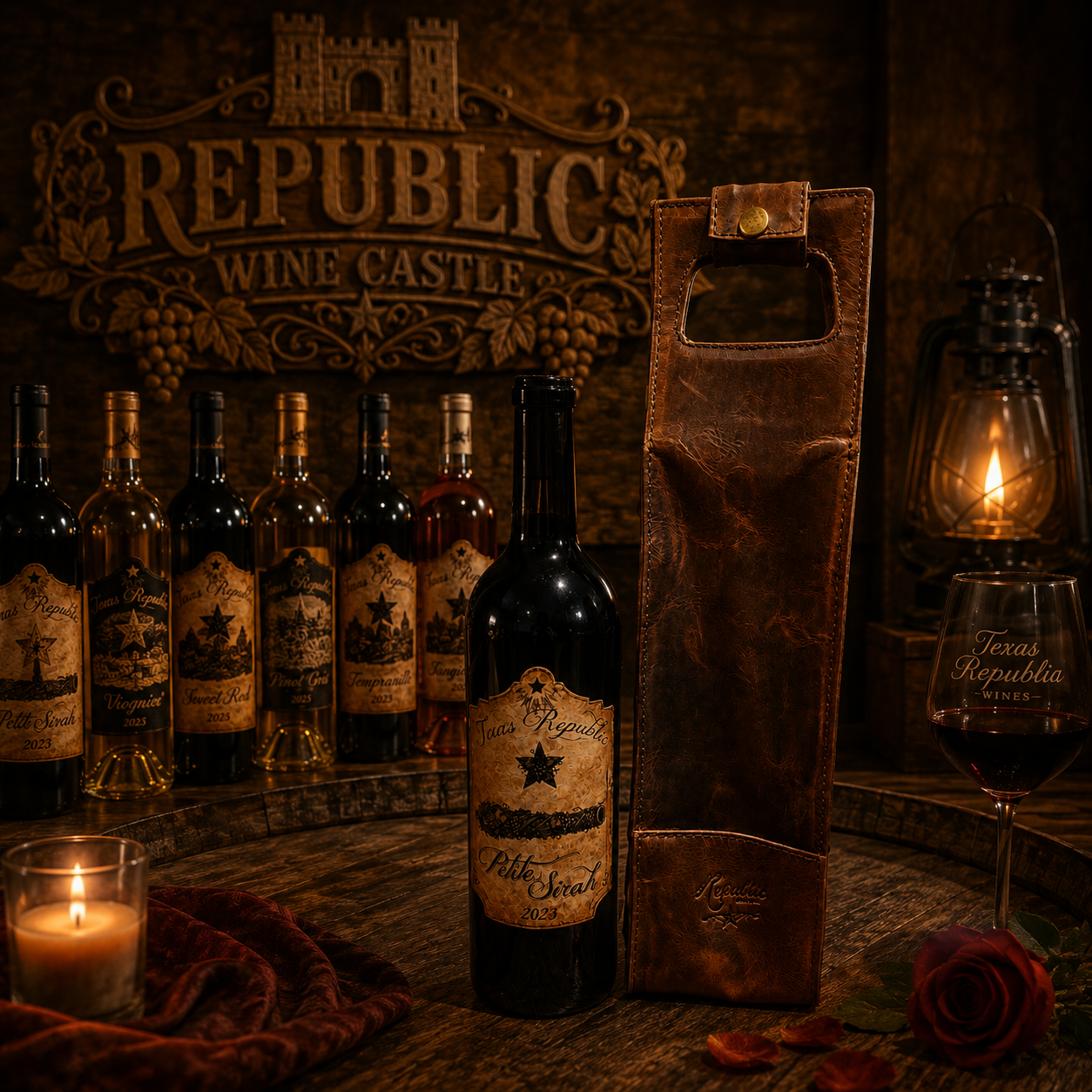 Wine Bag (Single) - Oil Tanned