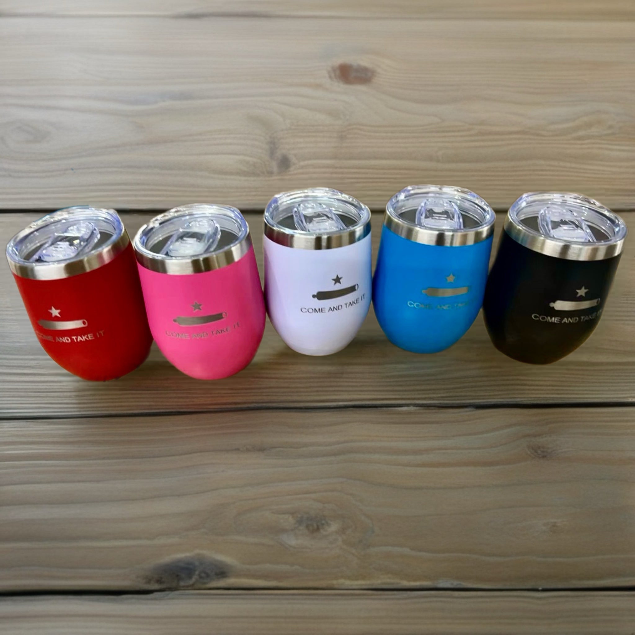 Come & Take It - Wine Tumblers (12oz)