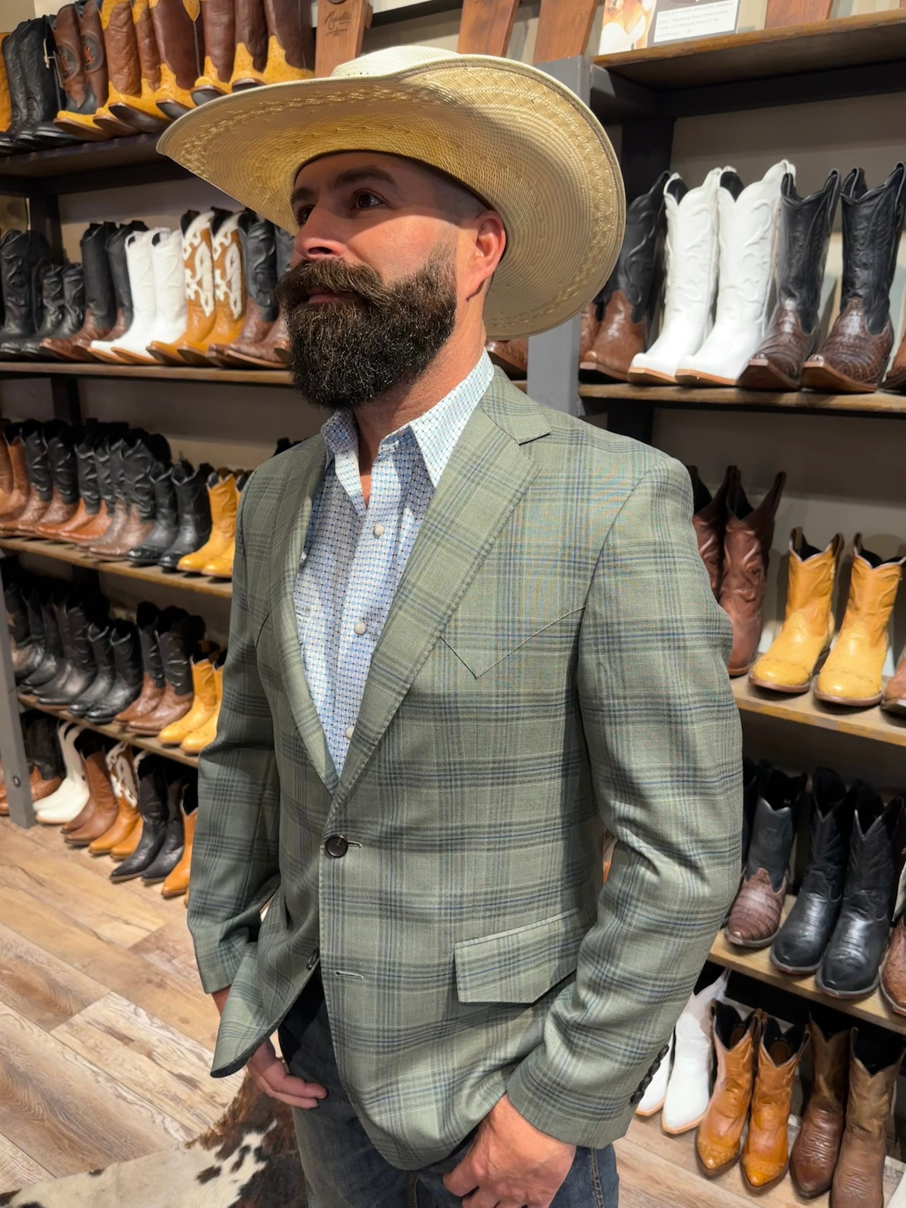 Limited Edition Summer 2025 - Green Pattern - "Western BLU"