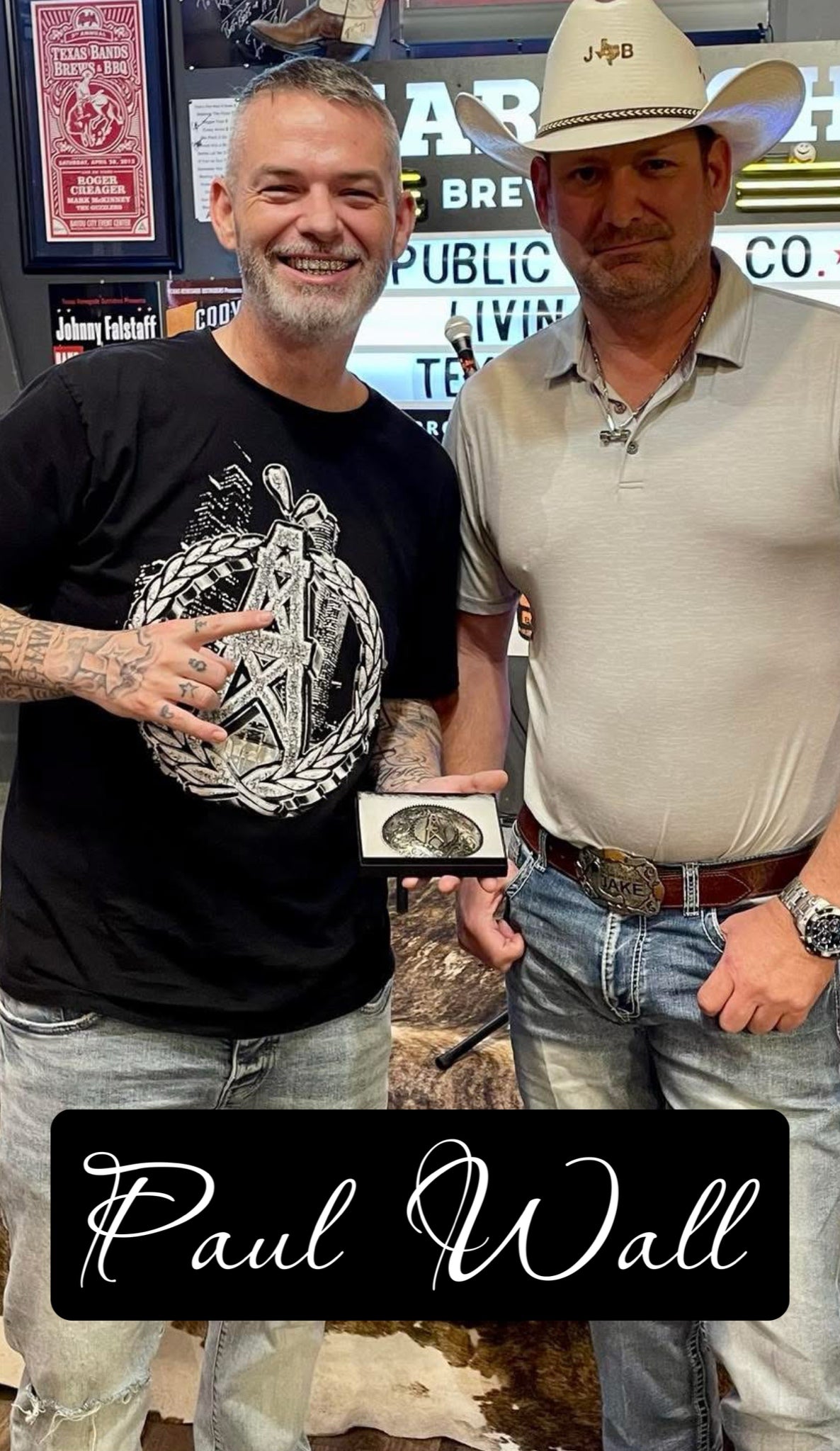 Custom Oval Trophy Buckle - Solid Silver