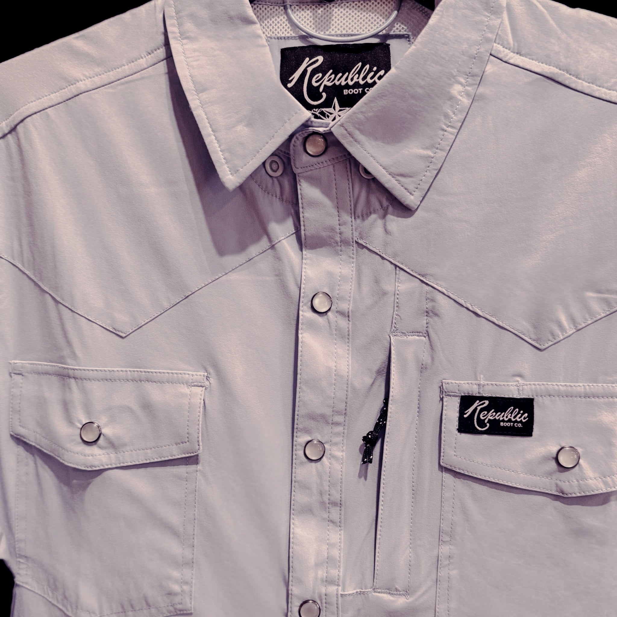 Blue Performance Shirt - Short Sleeve