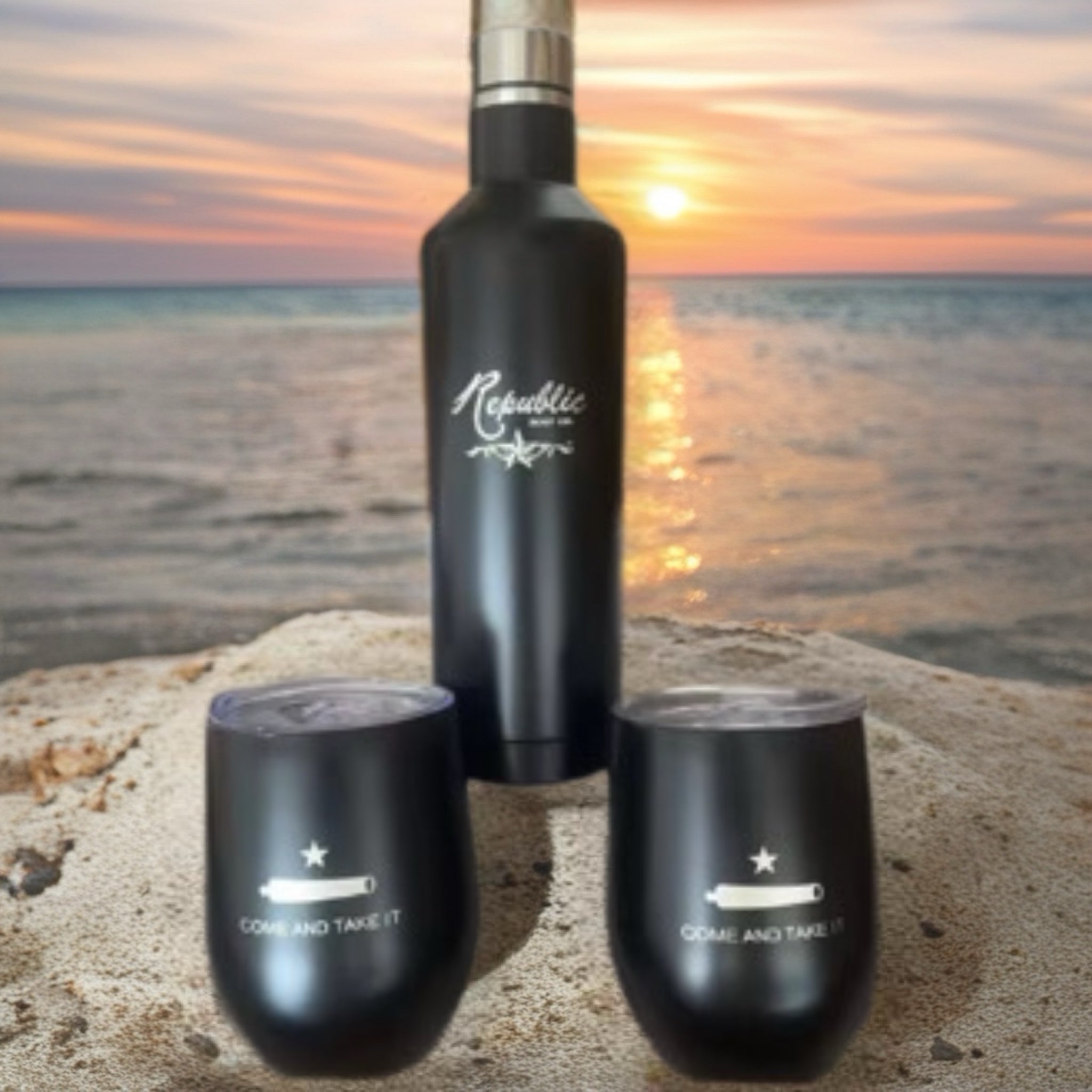 Gift Set - Whiskey/Wine Travel - 3 Piece