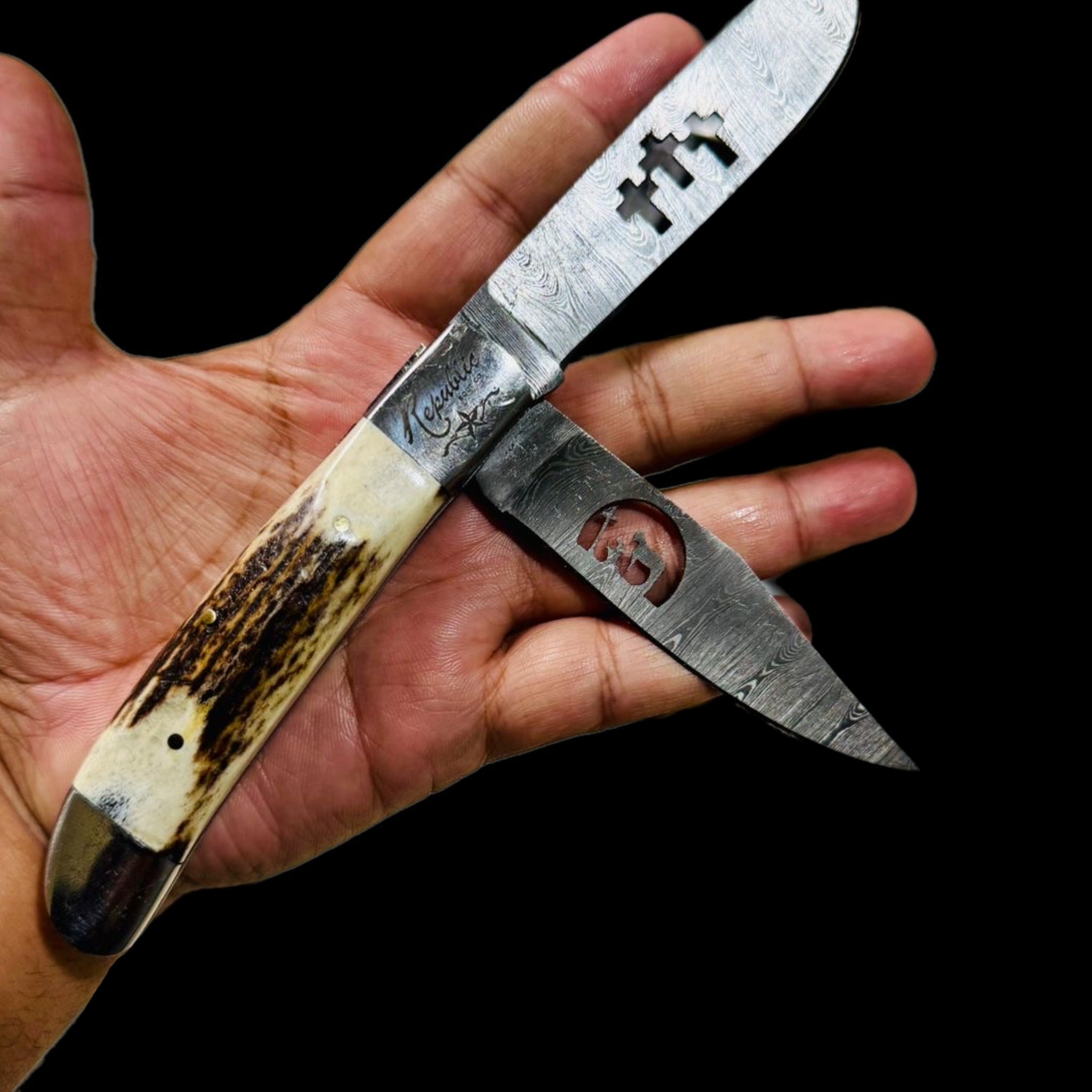 Christian Cowboy Pocket Knife