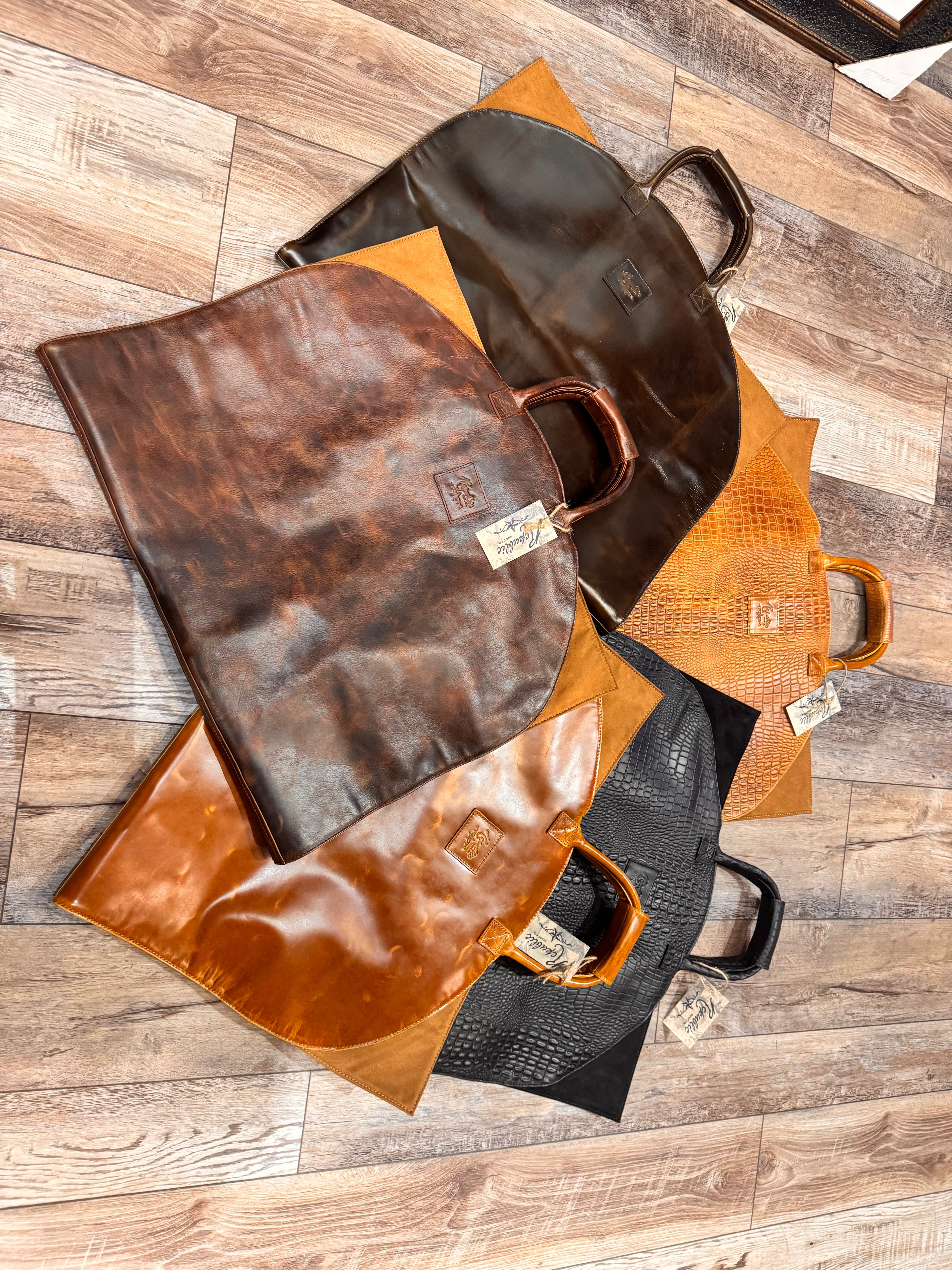Leather Garment Bag