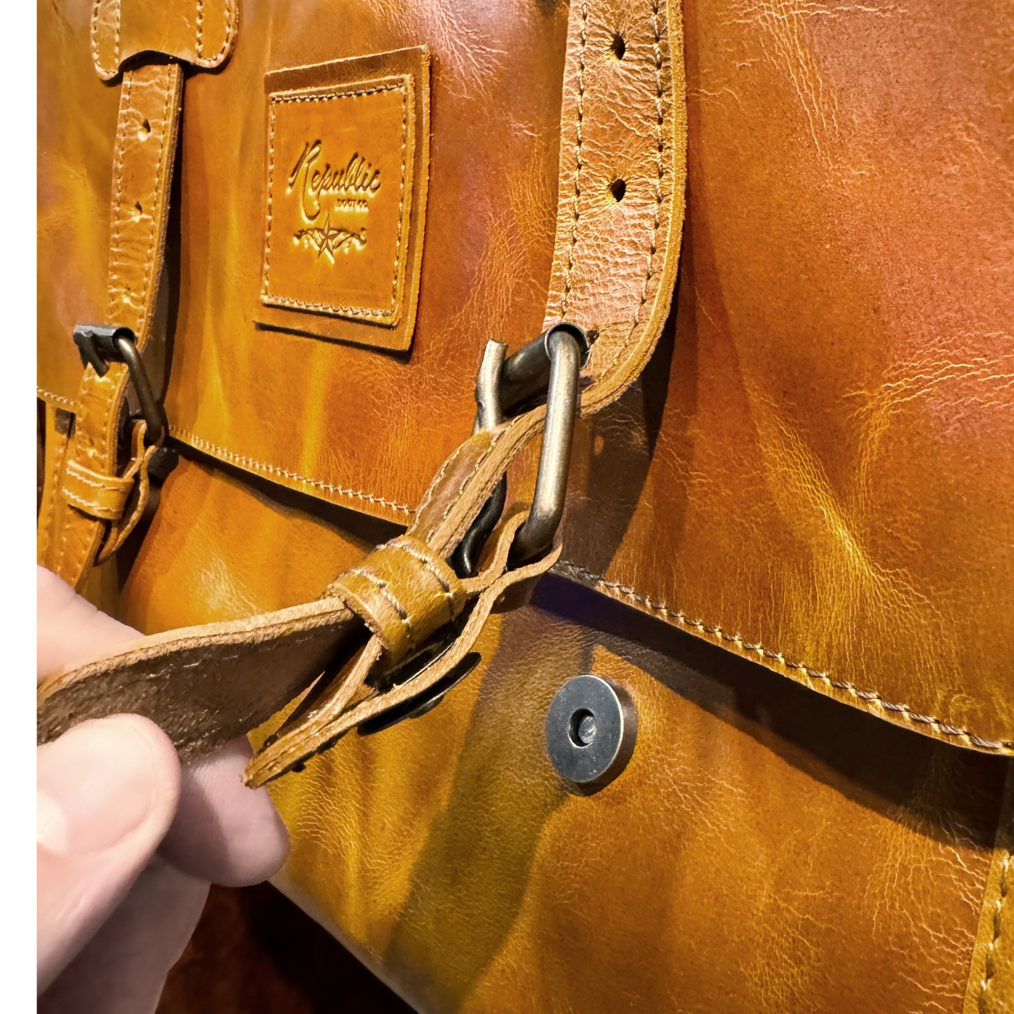 'Professional But Deadly' Briefcase - Hickory Calf