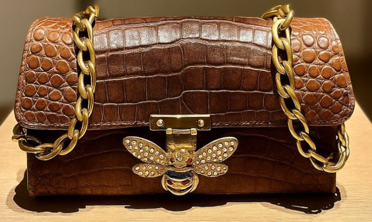 Lux Crocodile Purse - Meuse