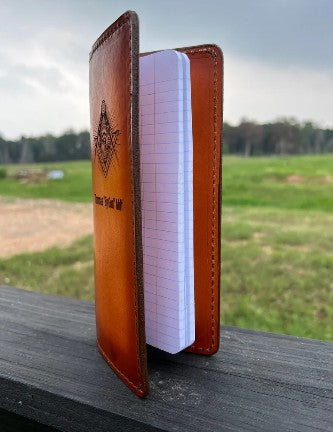 Custom Leather Tally Book (Laser Etched)