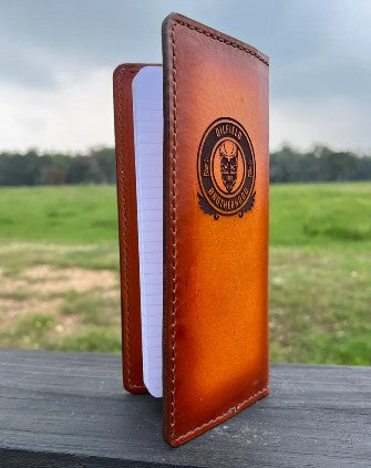 Custom Leather Tally Book (Laser Etched)