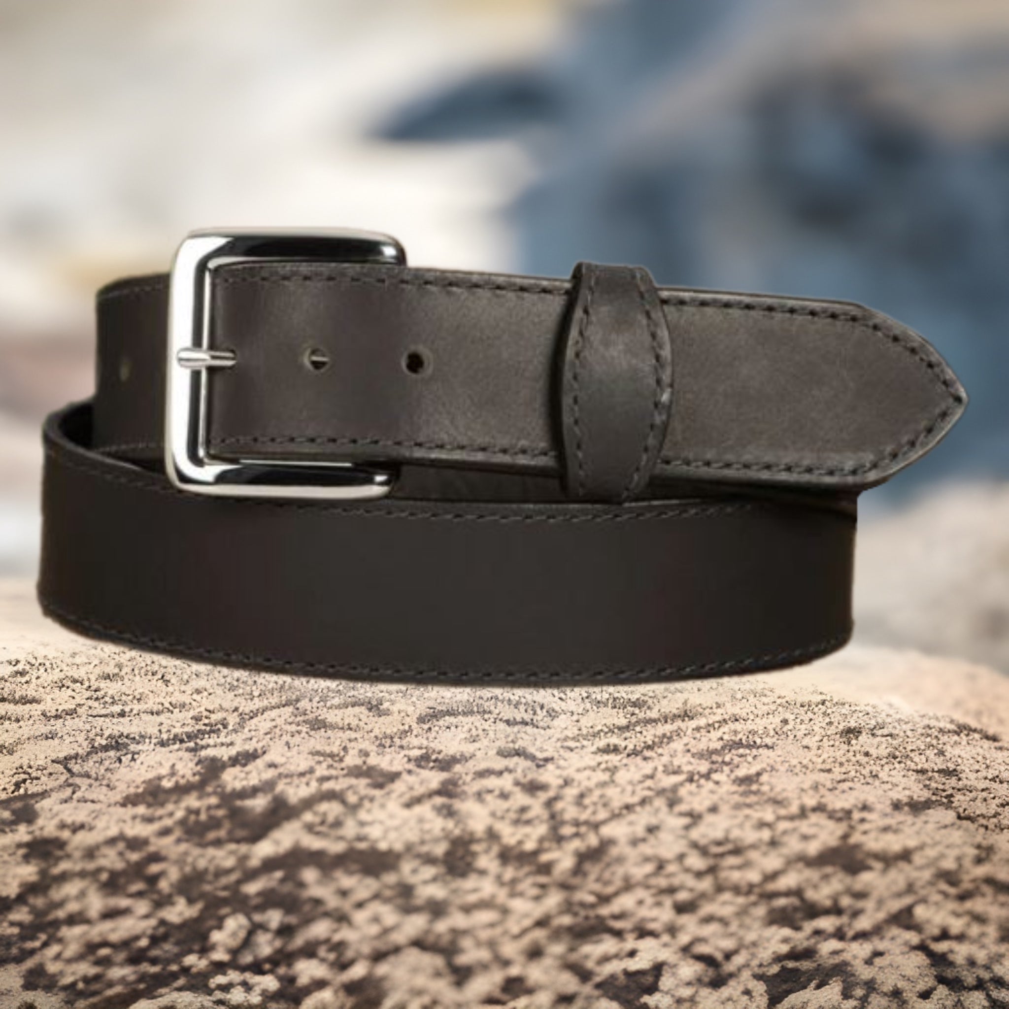 Black Water Buffalo Full Grain Belt