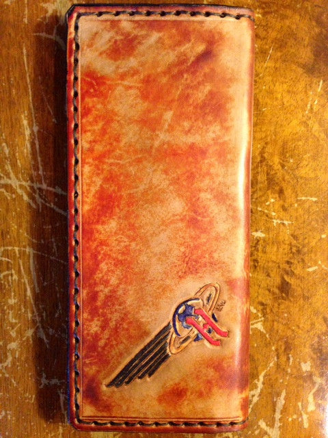 Handmade Custom Leather Items - All Handmade in Texas. Boot Jack, Tally Book, Pistol Case, Holster