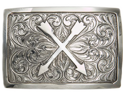 Antique Silver Crossed Arrows