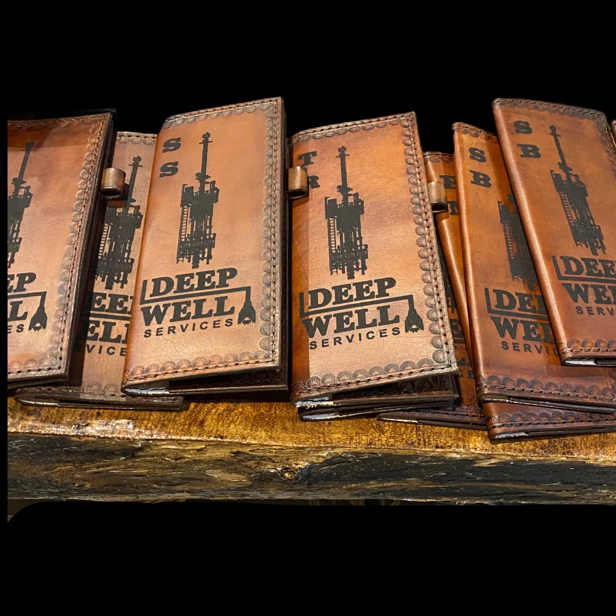 Handmade Custom Leather Items - All Handmade in Texas. Boot Jack, Tally Book, Pistol Case, Holster