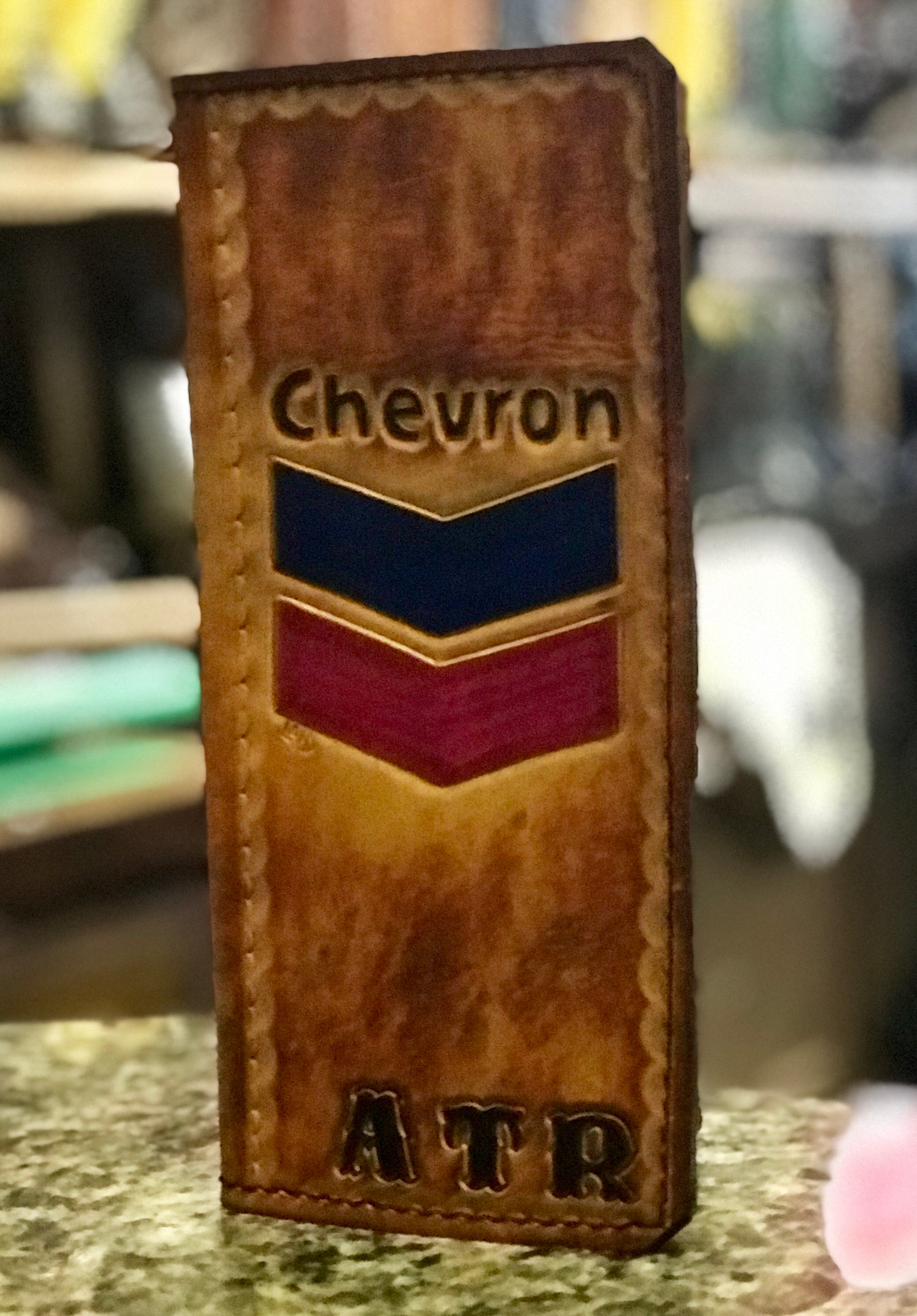 Handmade Custom Leather Items - All Handmade in Texas. Boot Jack, Tally Book, Pistol Case, Holster