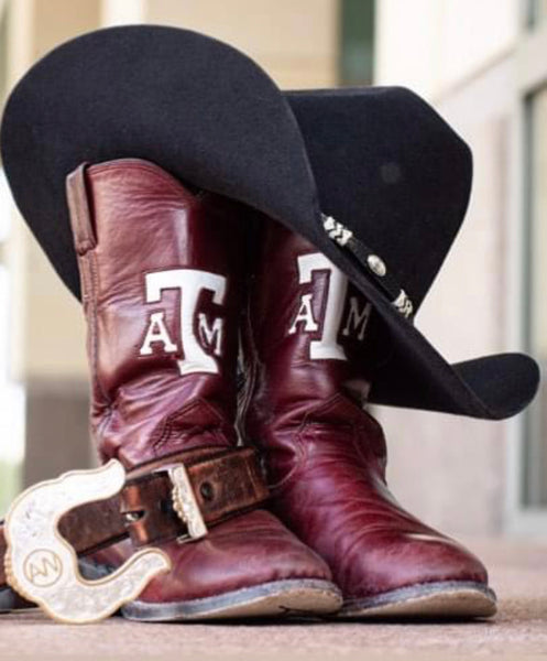 Texas a&m shop cowboy boots