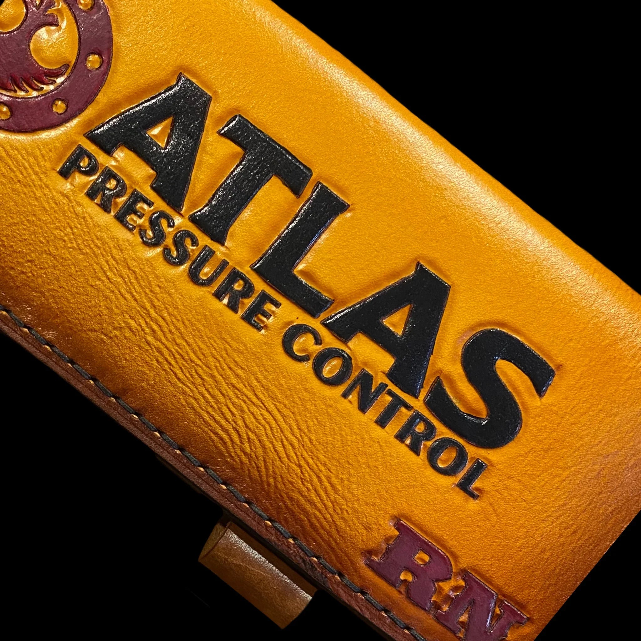 Handmade Custom Leather Items - All Handmade in Texas. Boot Jack, Tally Book, Pistol Case, Holster