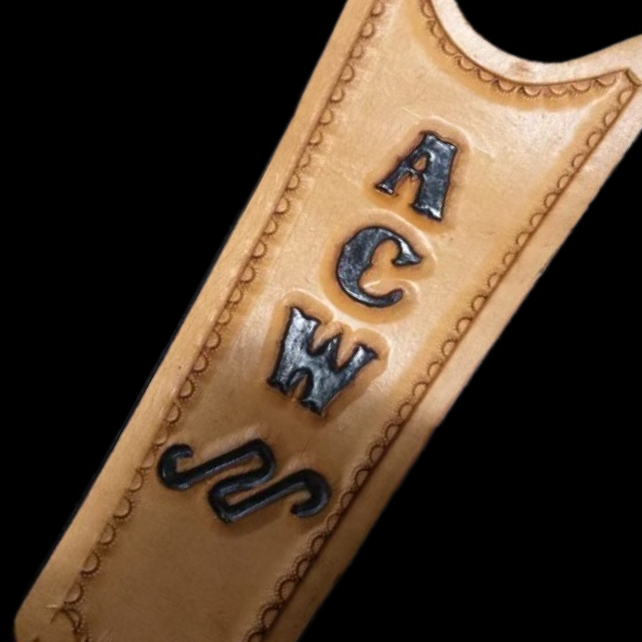 Handmade Custom Leather Items - All Handmade in Texas. Boot Jack, Tally Book, Pistol Case, Holster