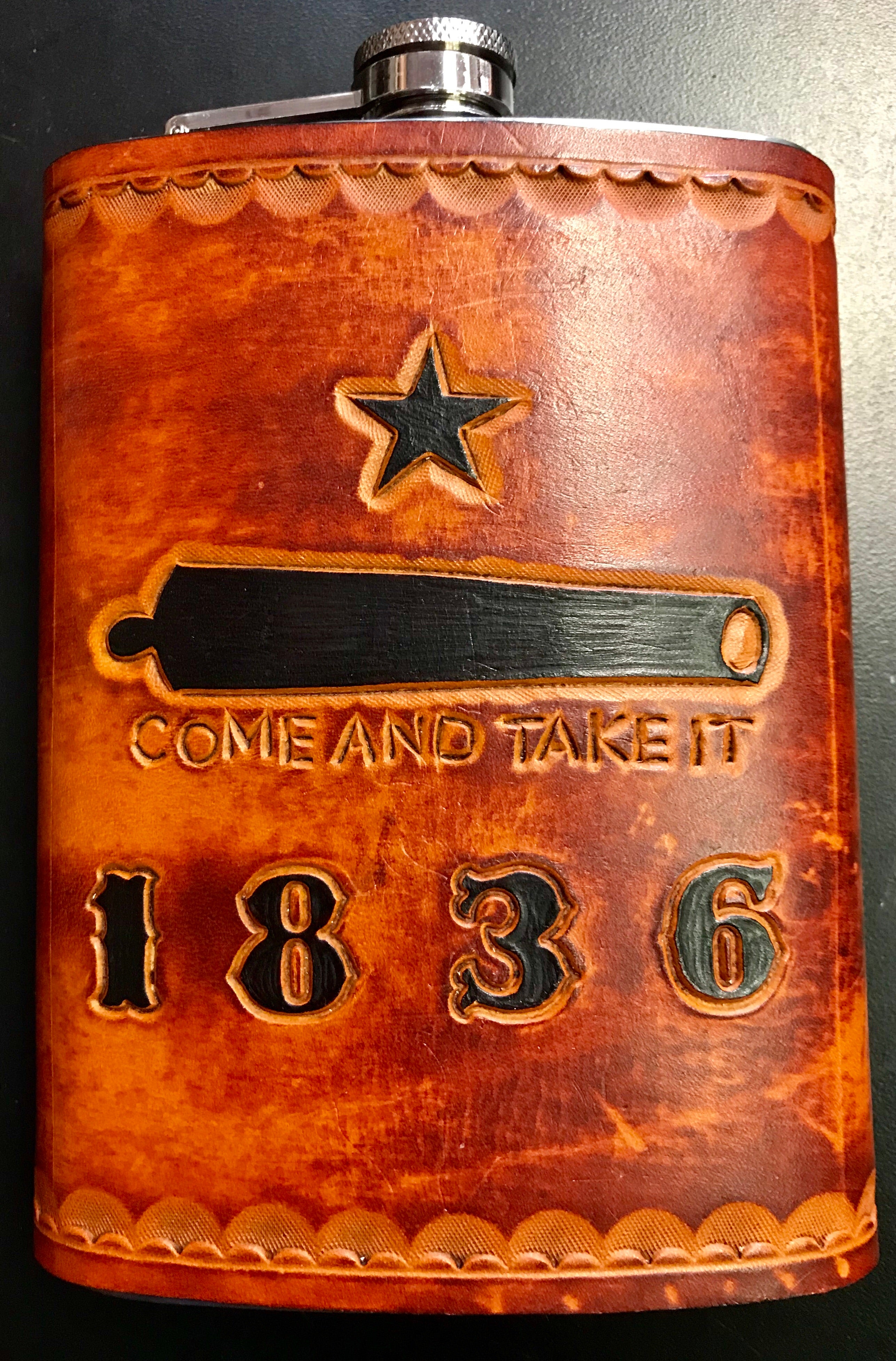 Handmade Custom Leather Items - All Handmade in Texas. Boot Jack, Tally Book, Pistol Case, Holster
