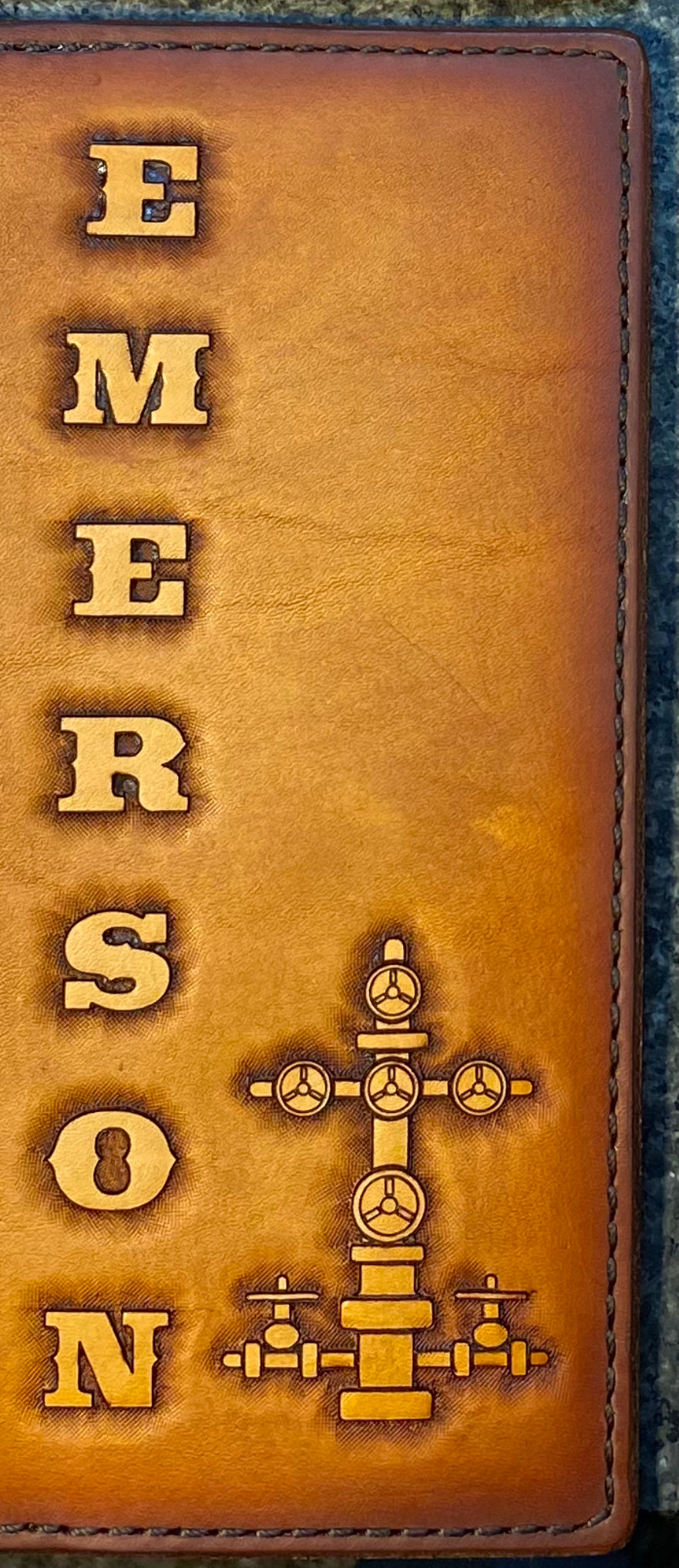 Handmade Custom Leather Items - All Handmade in Texas. Boot Jack, Tally Book, Pistol Case, Holster