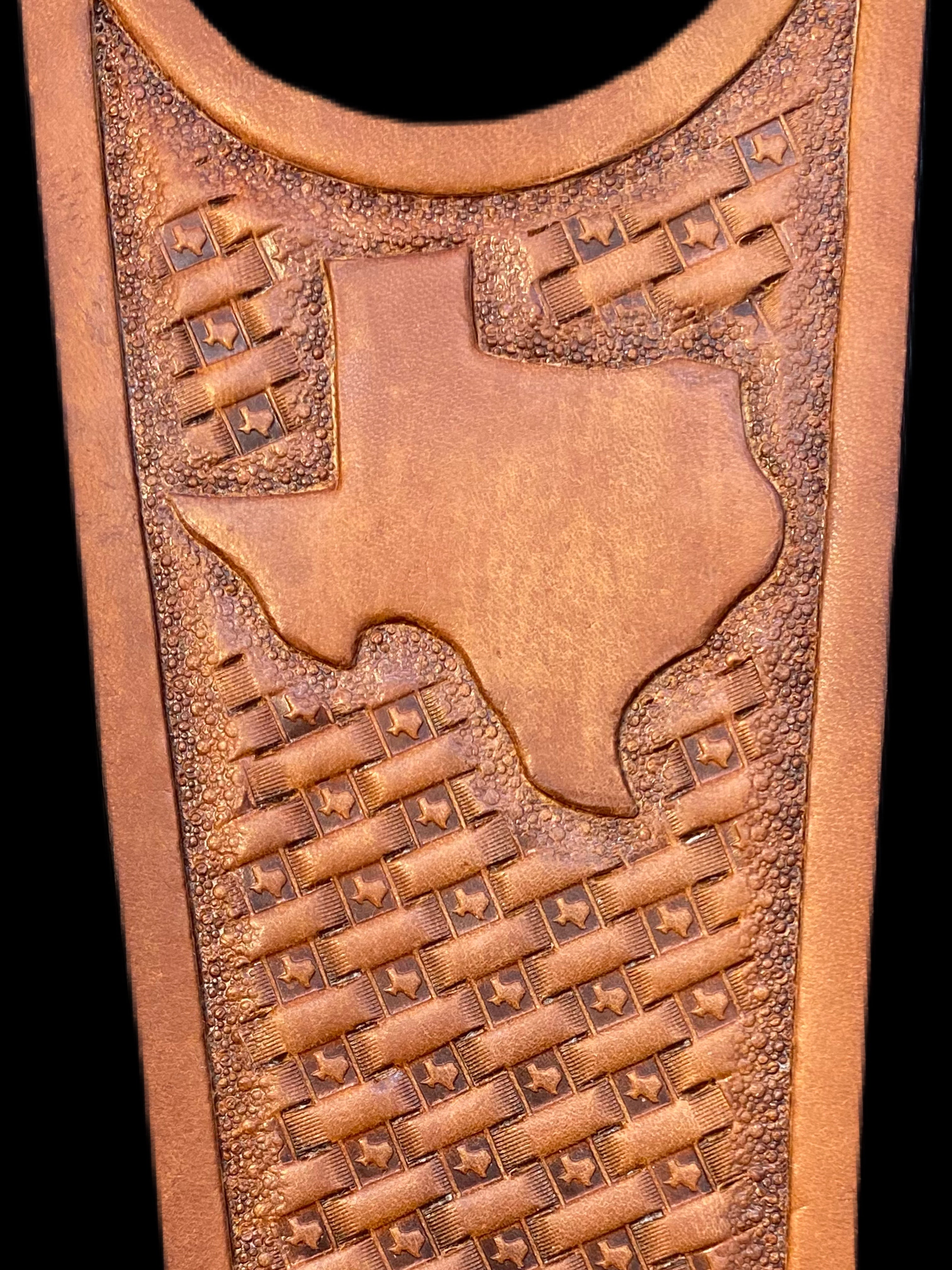 Handmade Custom Leather Items - All Handmade in Texas. Boot Jack, Tally Book, Pistol Case, Holster