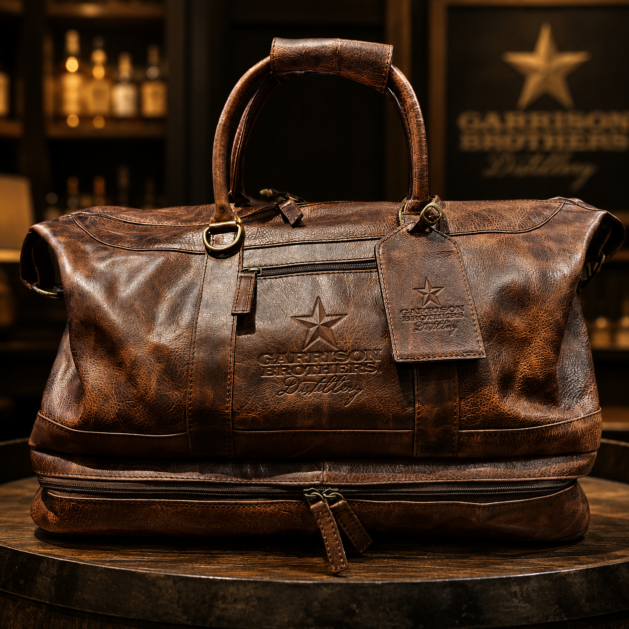 Texas Weekender Duffle & Boot Bag - Oil Tanned