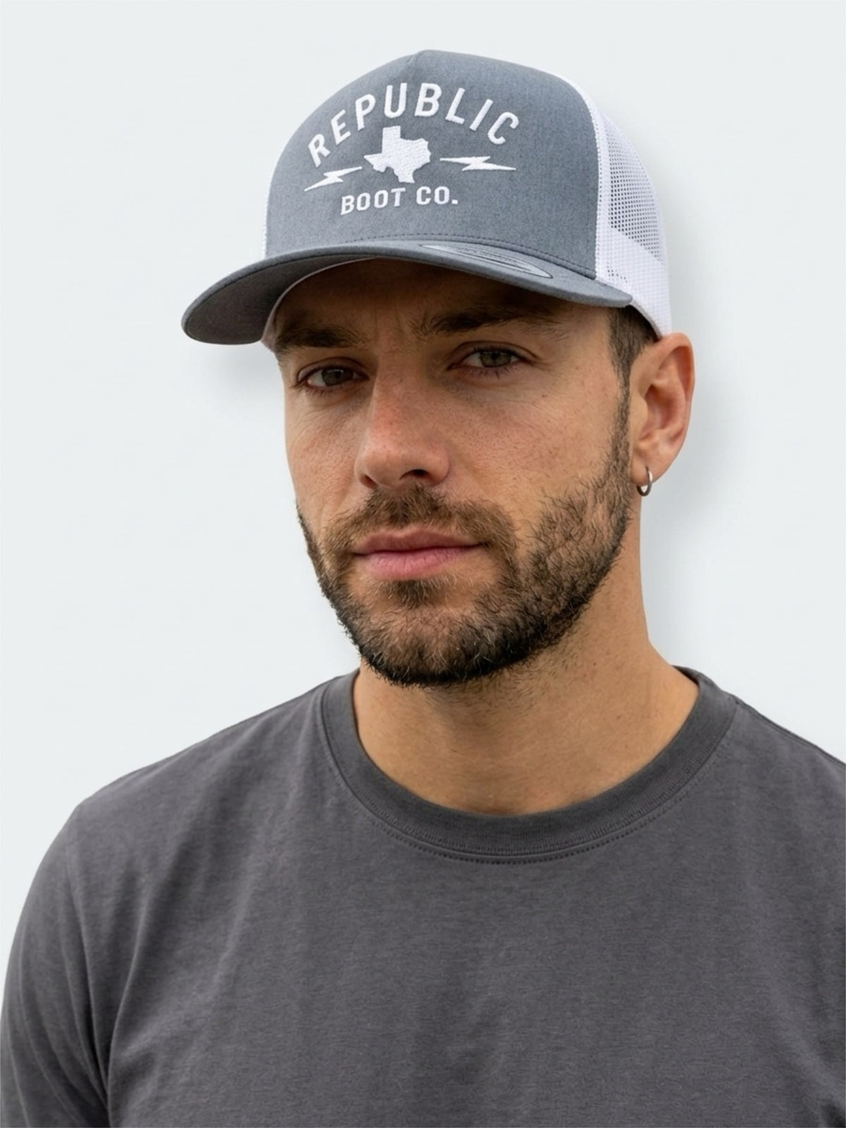 Republic Alt 2 Gray Logo Hat