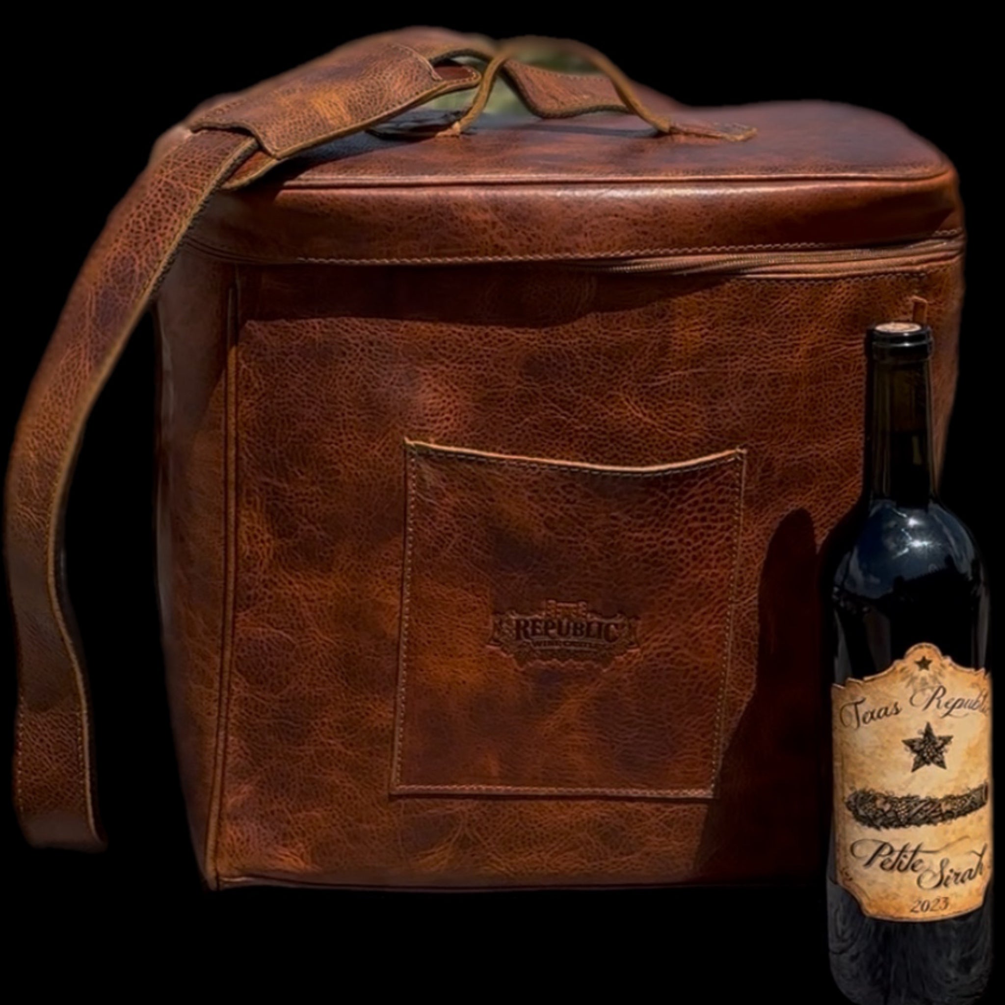 Wine Bag (6 Bottle) - Oil Tanned