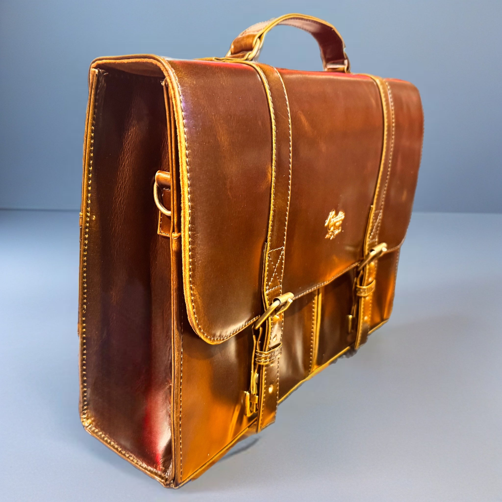 Texas Executive Briefcase - Nicotine