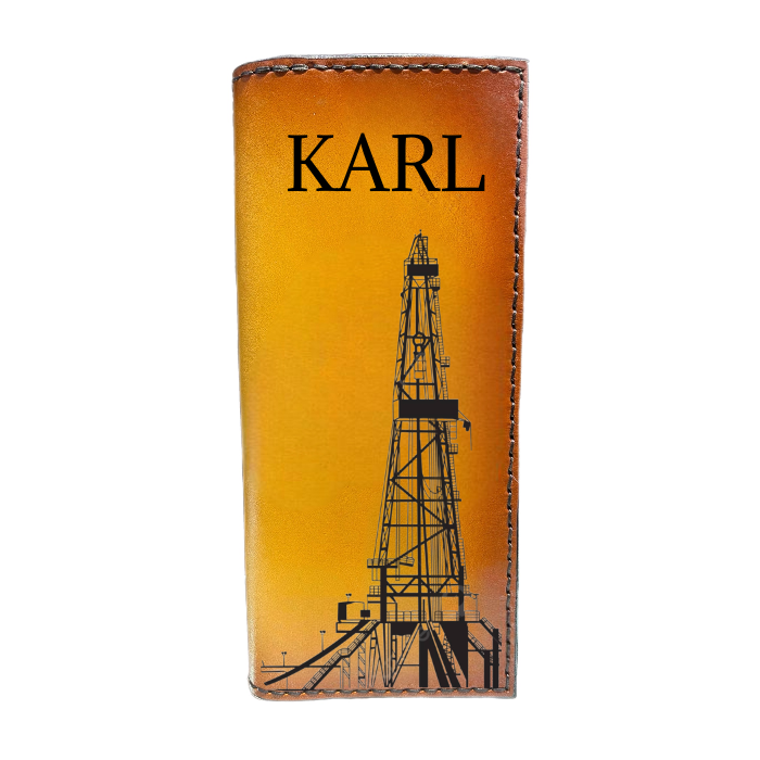 Leather Tally Book - Custom Handmade