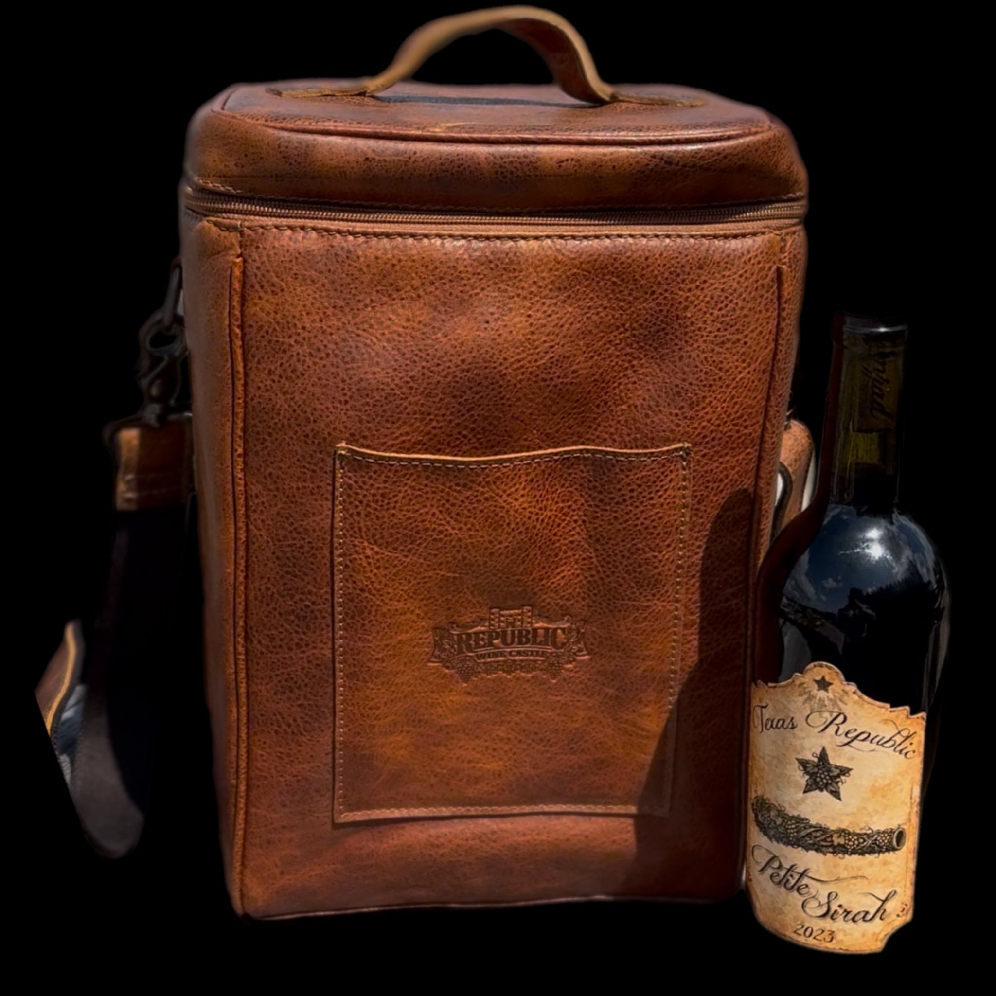 Wine Bag (4 Bottle) - Oil Tanned