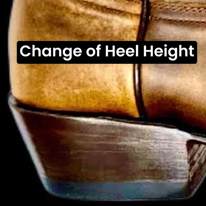 Heel Modification (Raise, Lower, Slant or Add Spur Shelf)