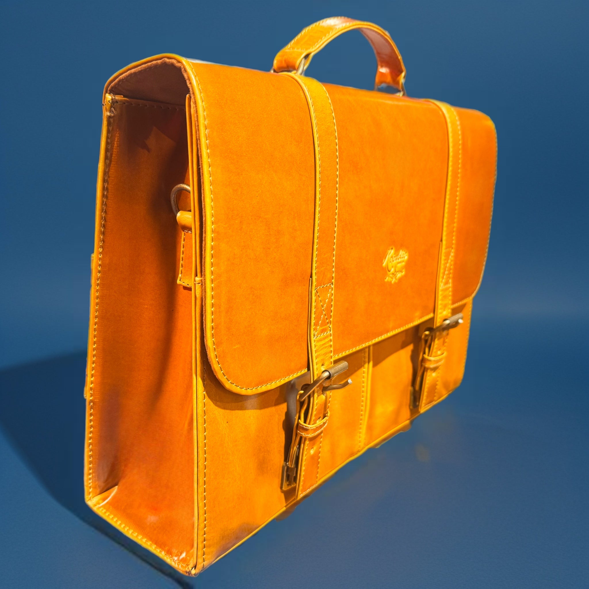 Texas Executive Briefcase - Hickory