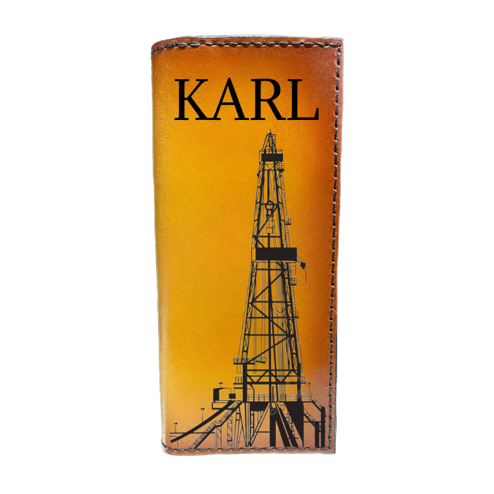 Leather Tally Book - Custom Handmade