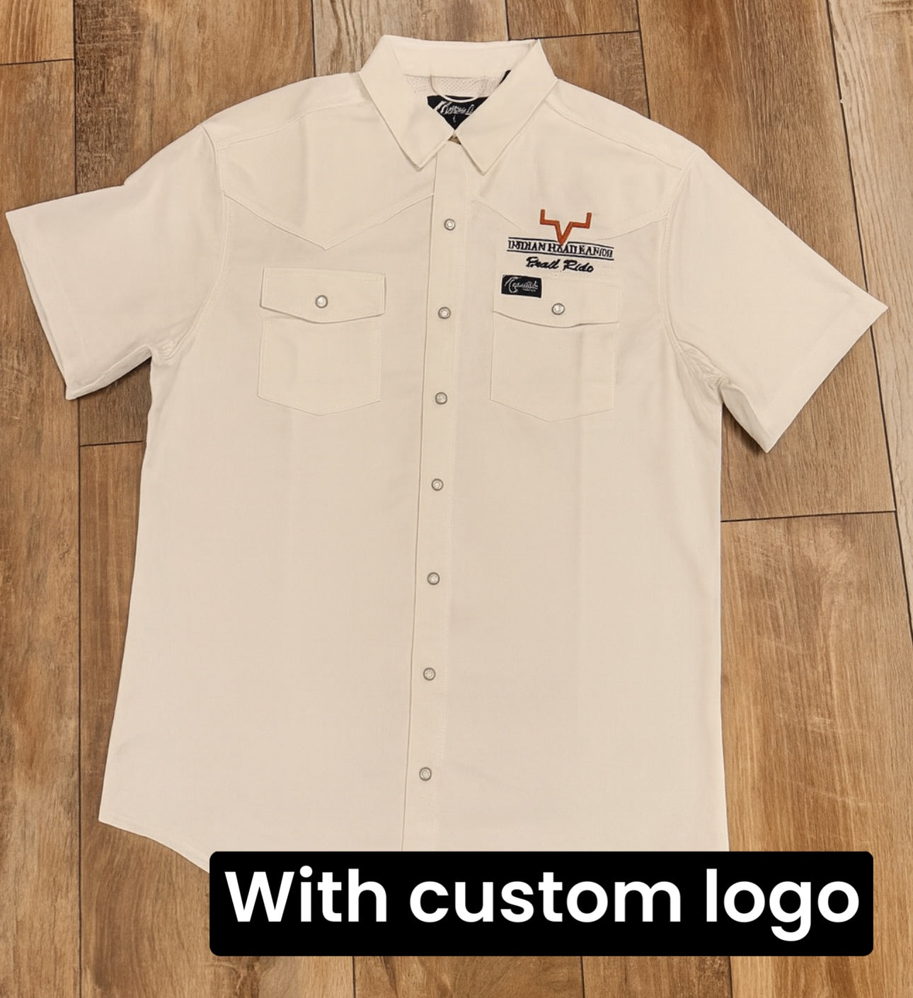 White Performance Shirt - Short Sleeve