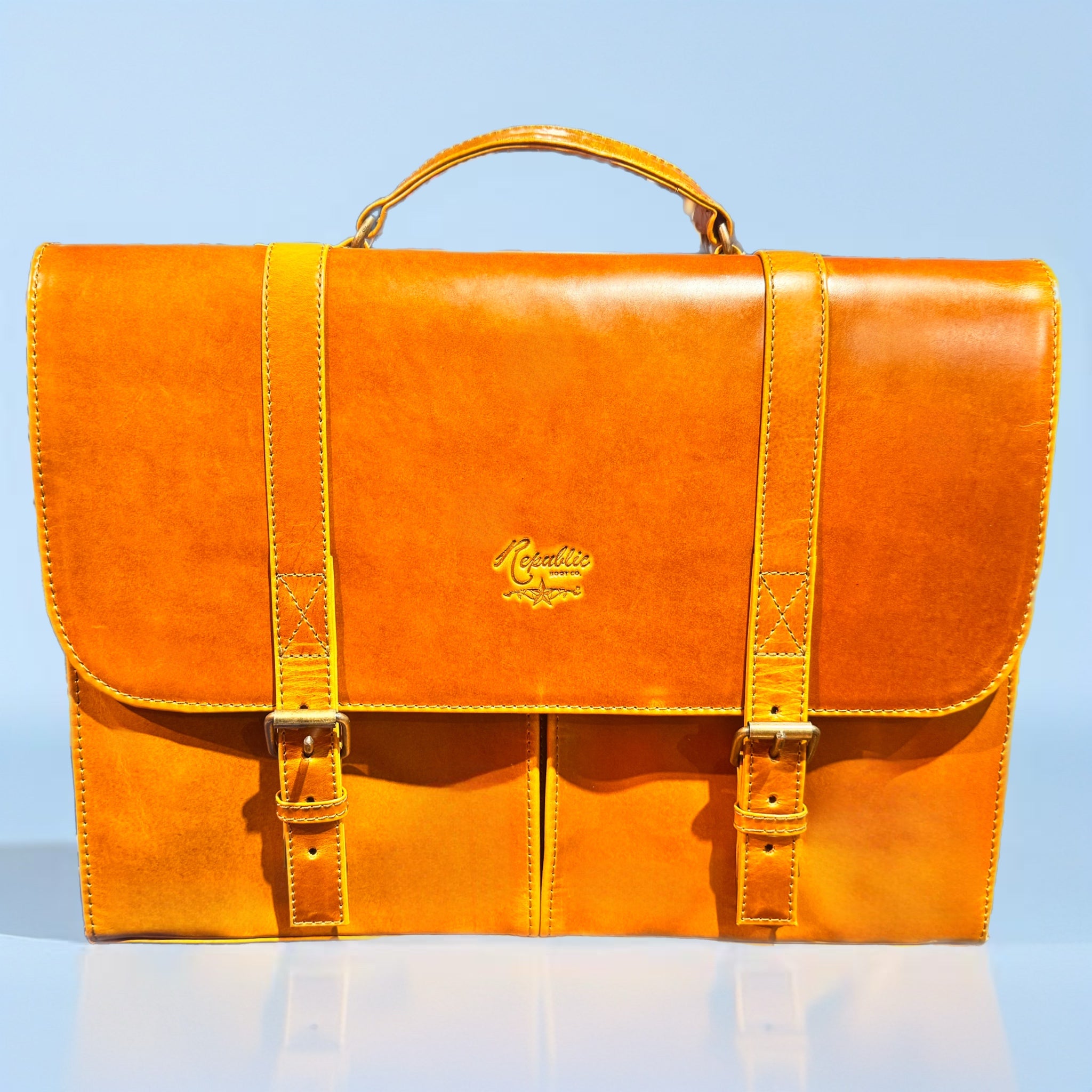 Texas Executive Briefcase - Hickory