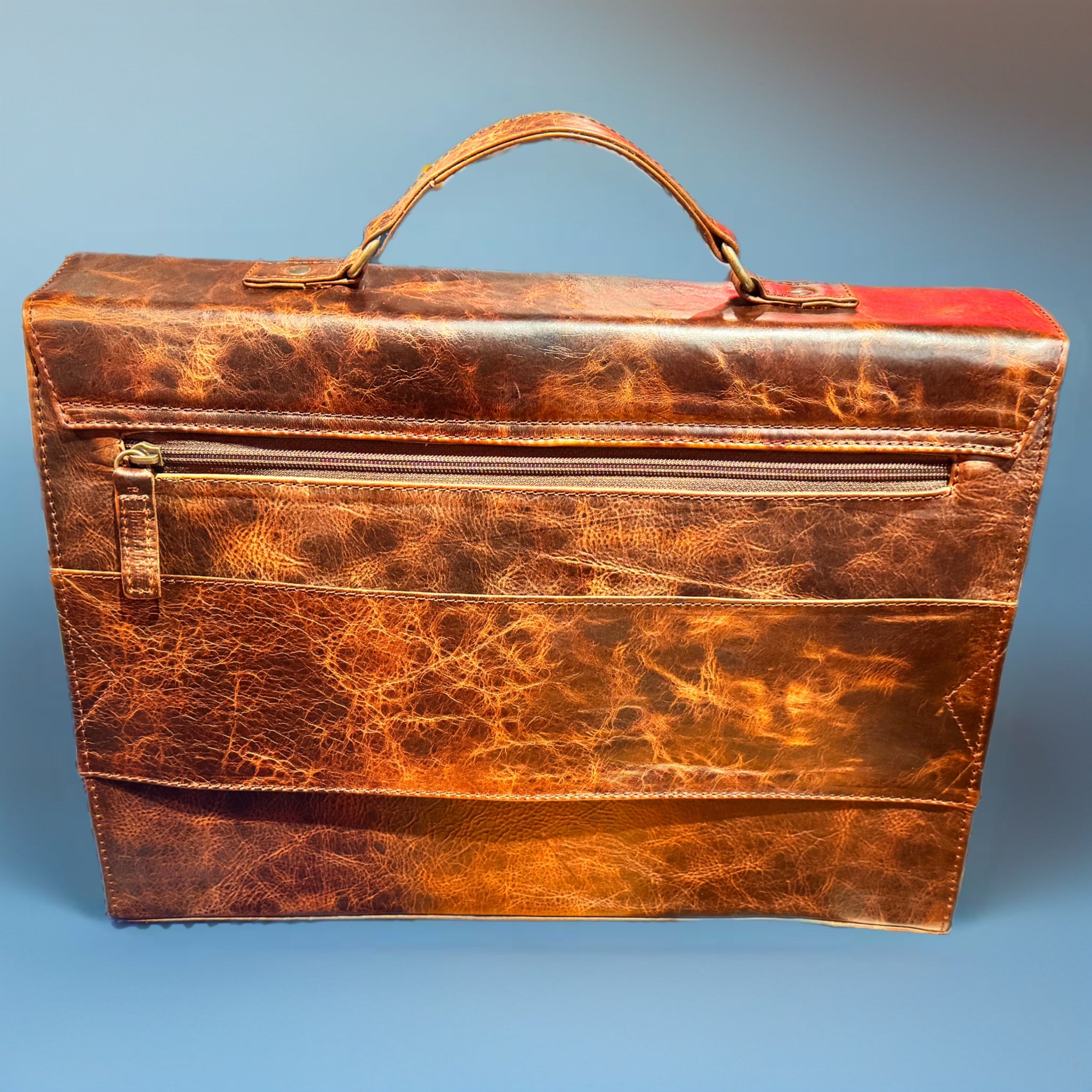 Texas Executive Briefcase - Oil Tanned
