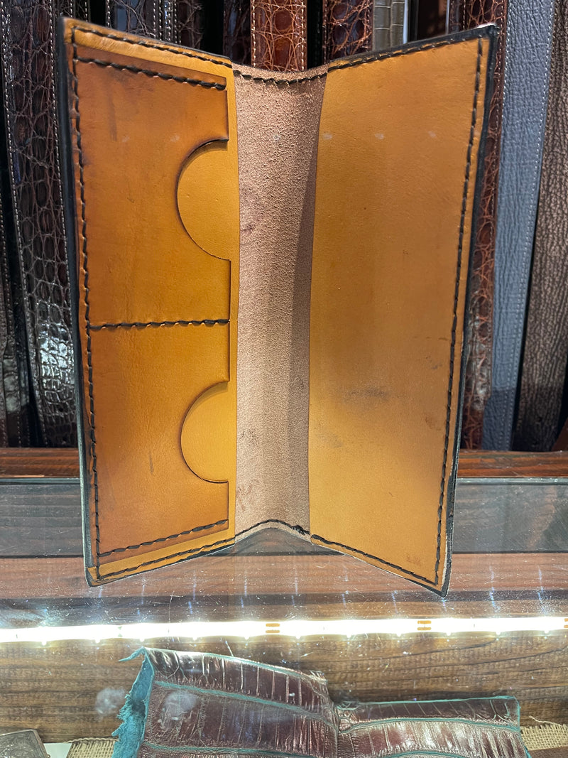 Custom Leather Tally Book