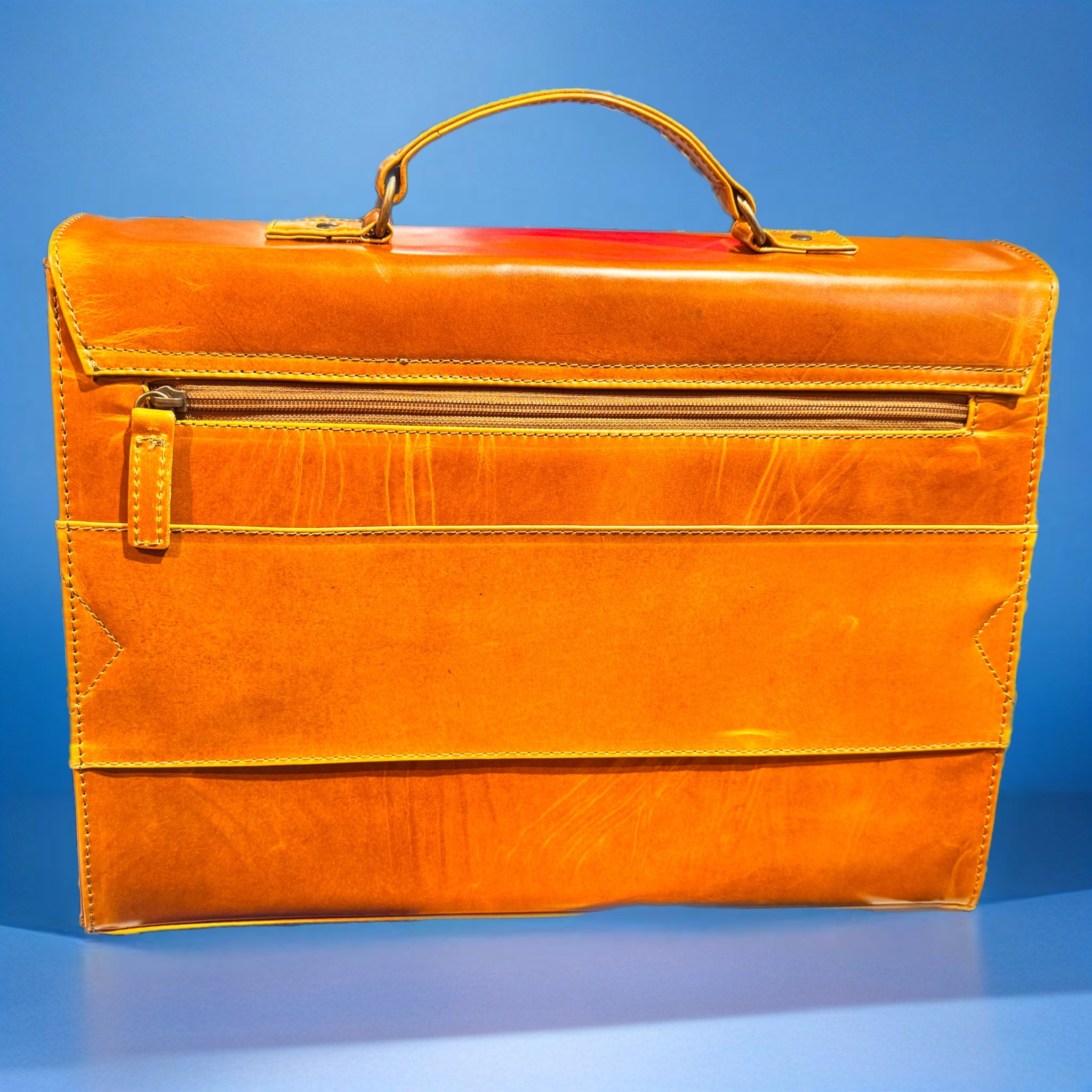 Texas Executive Briefcase - Hickory