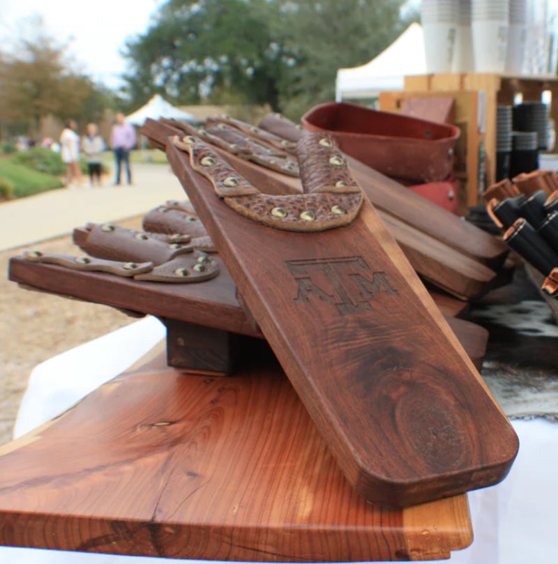 Custom Hardwood Boot Jack - Texas Crazy - Made in Texas